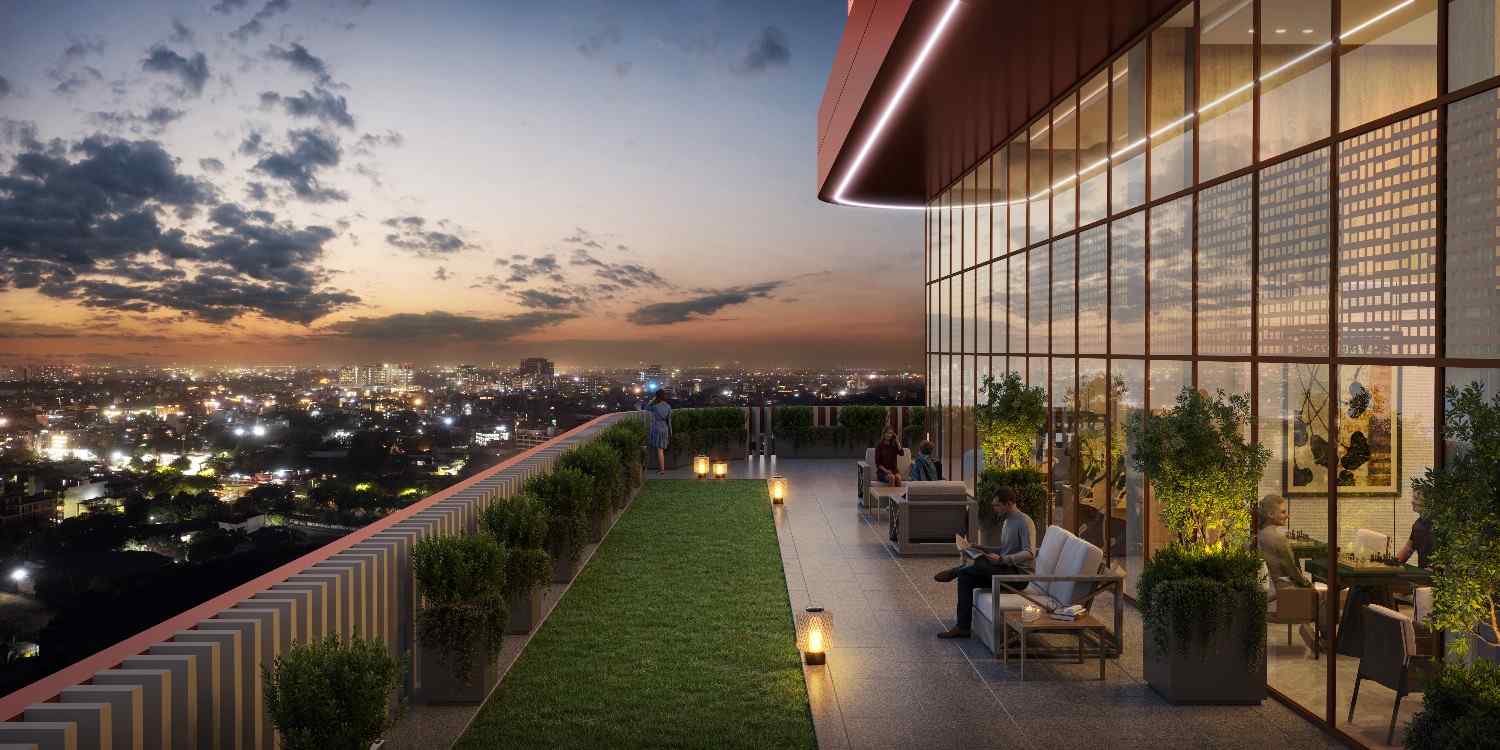 Luxury Living Room Interior at The Dualis Sector 46 Gurgaon