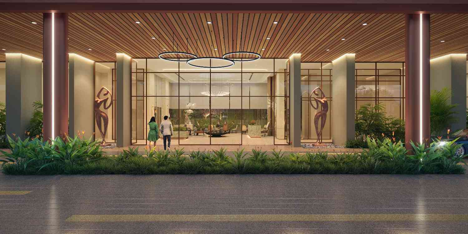 Swimming Pool and Open Deck at The Dualis Sector 46